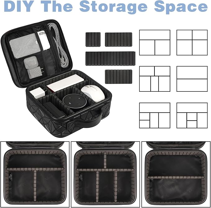MATEIN Cable Organizer Bag, Waterproof Travel Electronic Storage, Shockproof - Image 5