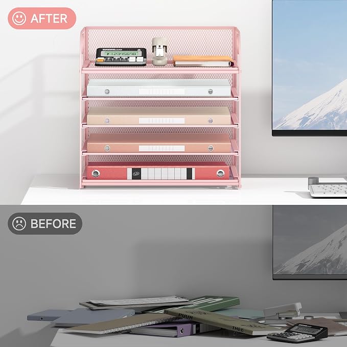 Lavatino Desk Paper Organizer - Image 5