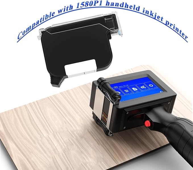 Original White Ink Cartridge for 1580P1 Handheld Printer - Quick-Drying Ink, 42ml-DeskLoop Office