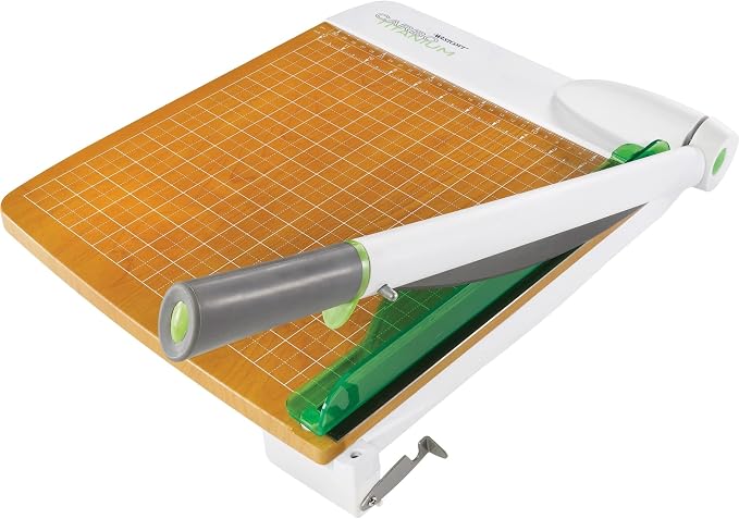 Westcott 16874 ‎15-Inch CarboTitanium Wood Base Guillotine Paper Cutter - Image 2