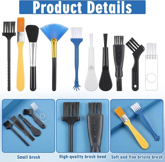 10 Pcs Anti-Static Keyboard Brush Cleaning Set, Mini Portable Electronic - Image 5