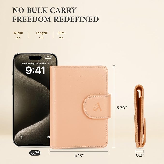 ALLIVE Genuine Leather Passport Holder, Rfid Passport Holder - Image 2