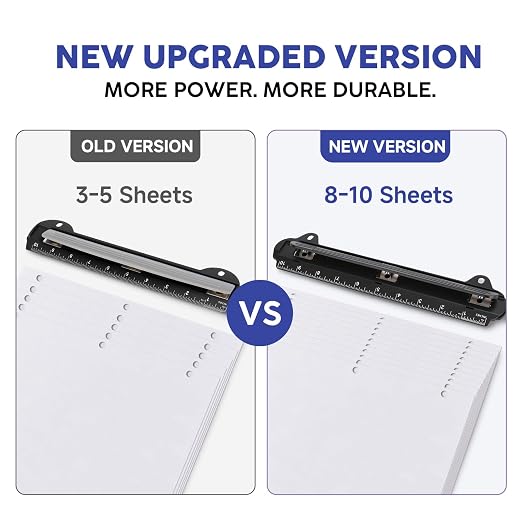 3 Hole Punch Portable Binder Punch - Image 3