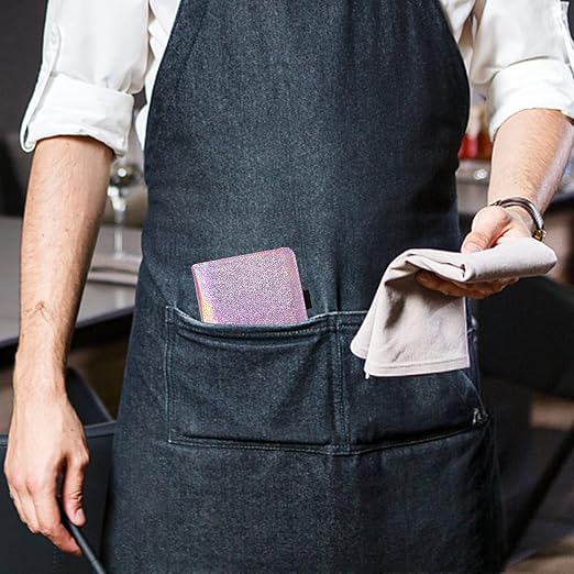 ACdream Server Books for Waitress, Guest Book Note Pad, Cute Pocket Leather - Image 5