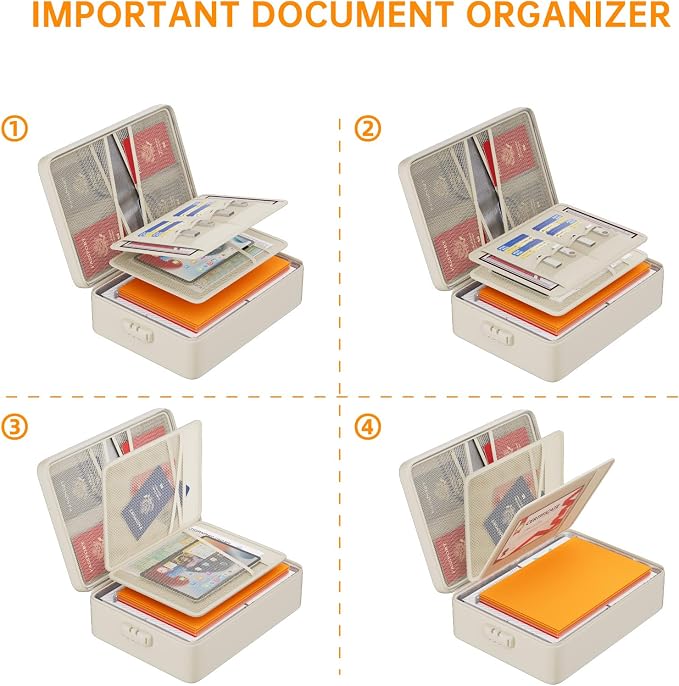 DocSafe 5200°F Fireproof Document Organizer Box - Image 5