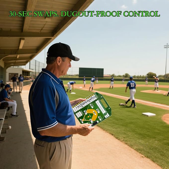 Magnetic Baseball Lineup Board for Coaches - Image 7