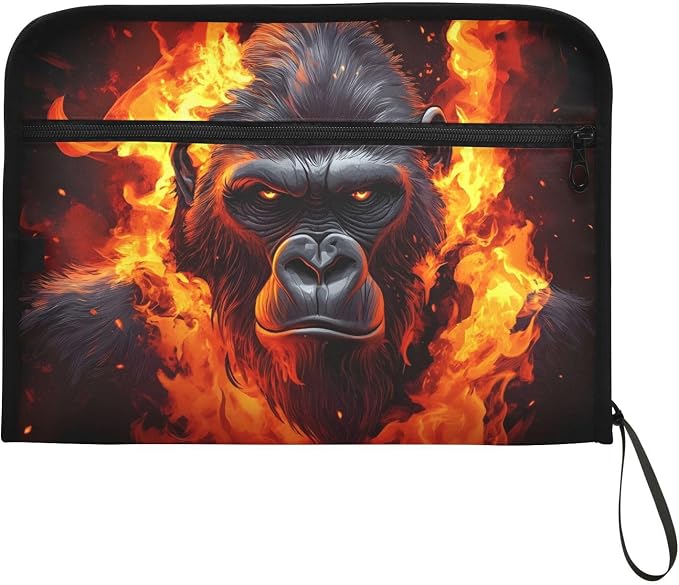 Expanding File Folder Fierce Gorilla King Kong Accordion File Organizer 13 - Image 7