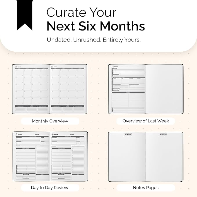 Panda Planner Pro A4 Daily Planner 2026, 6 Month, Large 8.5x11, weekly & - Image 4
