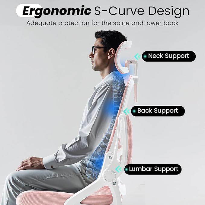 Fizzin Ergonomic Office Chair, 400 LBS Desk Chair - Image 7