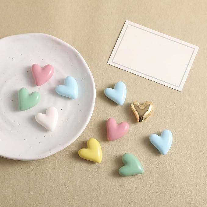 BESARME 18Pcs Heart Fridge Magnets Refrigerator - Image 4