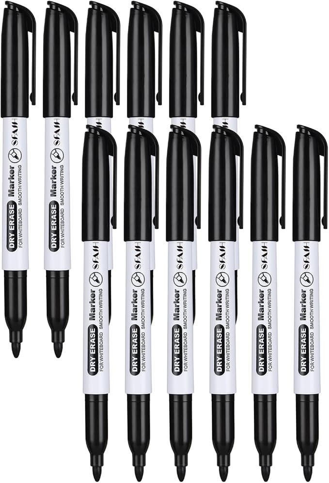 SFAIH Fine Tip Dry Erase Markers by SFAIH