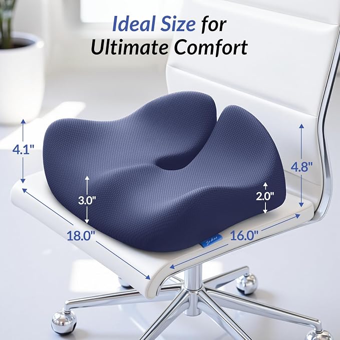 ZIKEE Pioneering Seat Cushion for Pressure Relief, Ergonomic Office Chair - Image 9