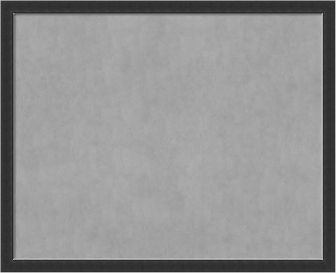 Amanti Art Black Framed Magnetic Board 35x43 X-Large Vision Board by AmantiArt