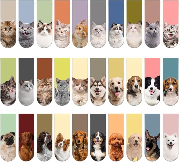 Magnetic 30PCS Cute Magnet Bookmark Clips by ZNHIS