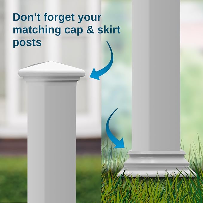 Weatherables 4x4 Post Sleeve – Weatherproof Premium Outdoor Vinyl Post Cover - Image 8