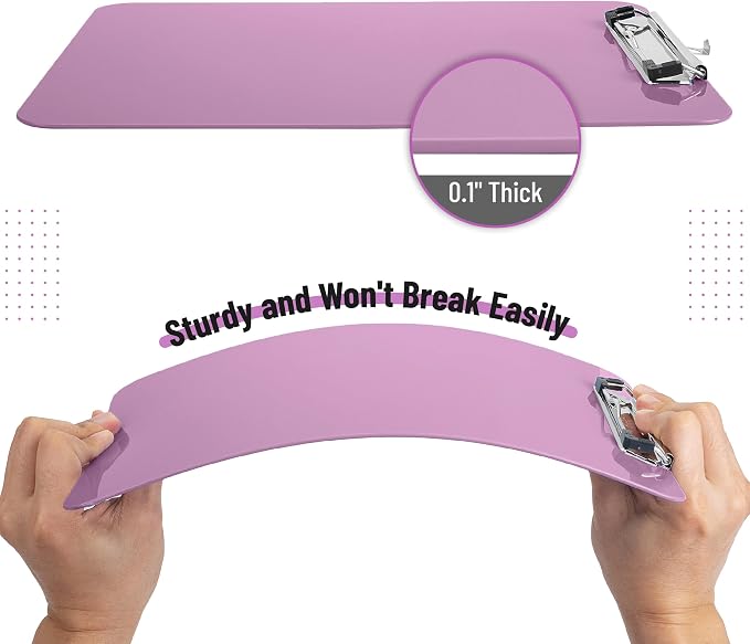 Mr. Pen- Plastic Clipboard, 12.5" x 9", 2 Pack | Lavender Mist Clipboard Plastic - Image 4