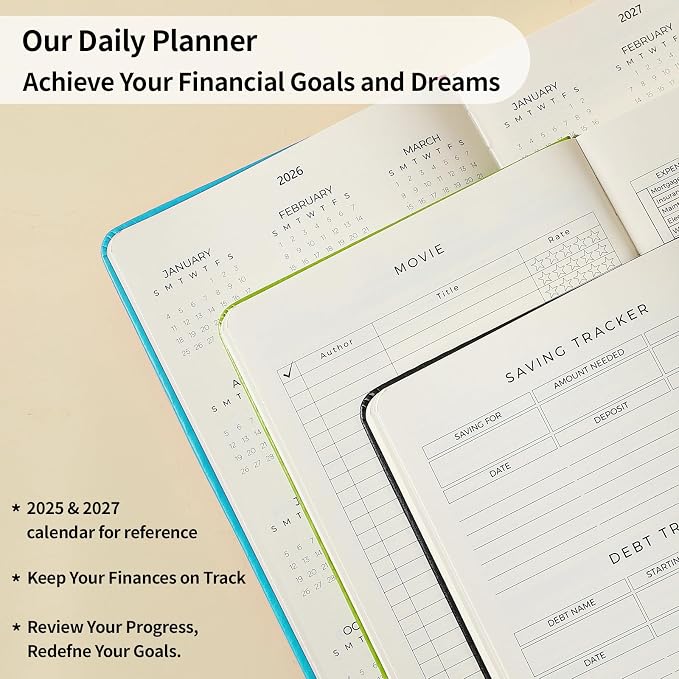 Crein Lynh 2025-2027 Premium Planner, Weekly & Monthly Calendar Planner - Image 4