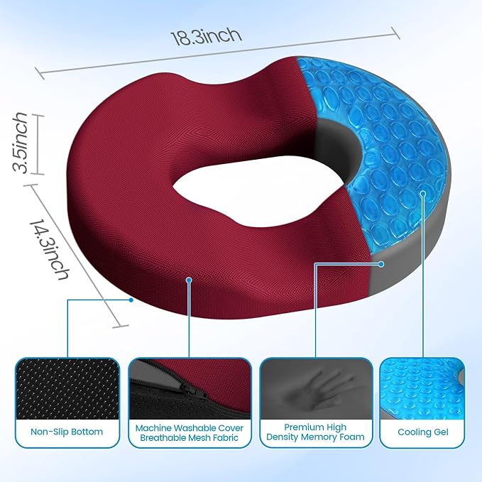 Donut Pillow Seat Cushion - Image 2