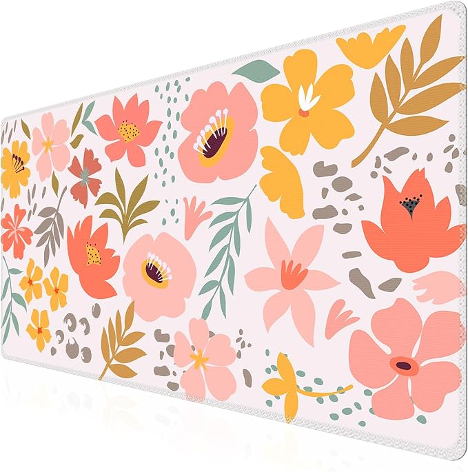 iCasso Desk Matt for Desktop, Cute Desk Pad Mat, XXL Large Mouse Pad, Anti-Slip by iCasso