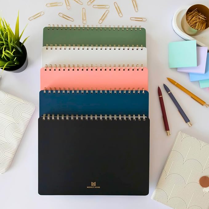 Merely Home Undated Daily Planner | 8.25” x 11.75” Work To-Do Notebook | ADHD - Image 4