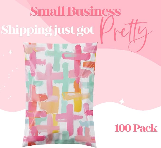 Pretty Package Store 10x13 Designer Poly Mailer 100 Pack Heavy Duty Waterproof - Image 6