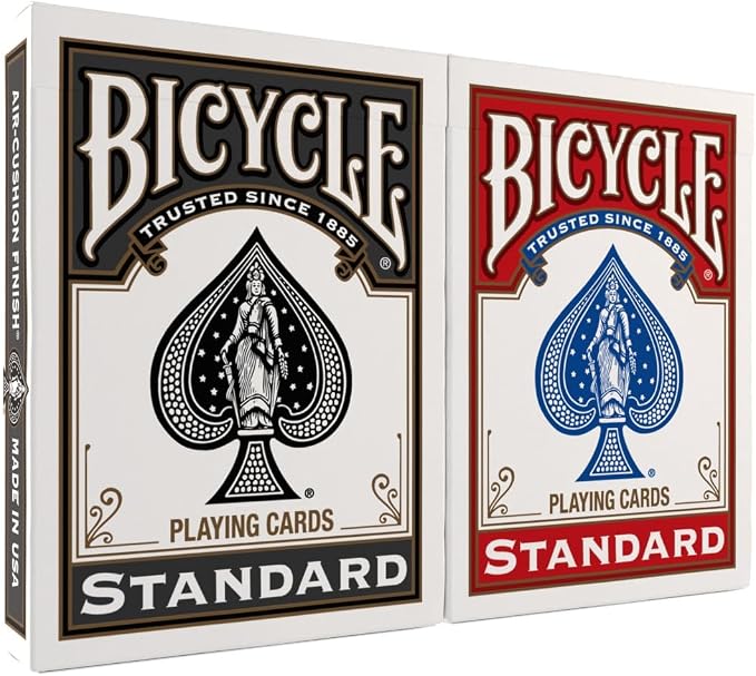 Bicycle 48pk Red & Black Rider Back Playing Cards, Standard Index, Decks of - Image 2