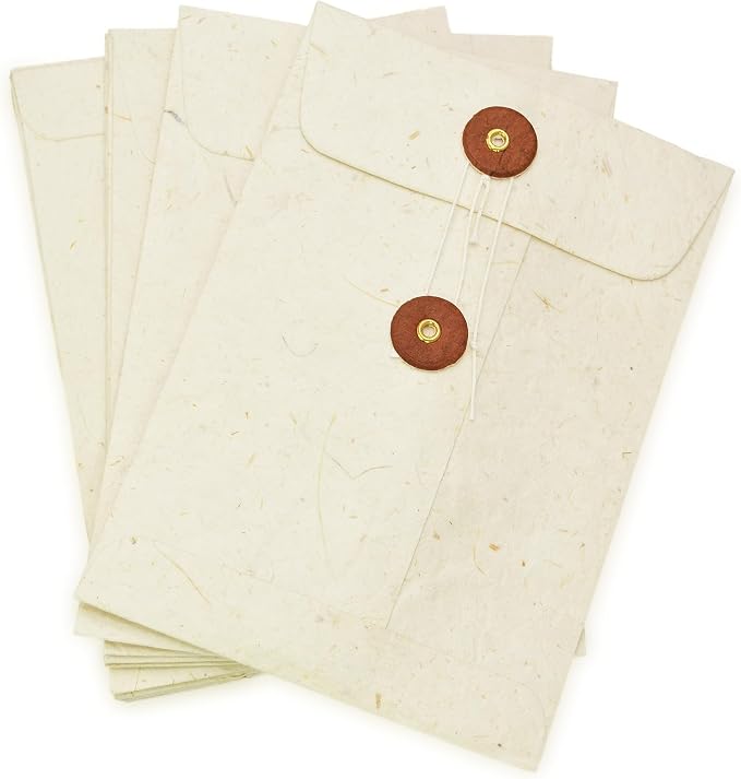 Kathmandu Valley Co. Handmade Lokta Paper Envelope by KathmanduValleyCo