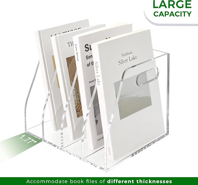 Clear Acrylic Magazine File Holder - Image 6