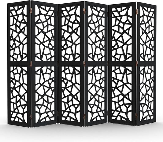 VINGLI 70'' H Room Divider, Non-Woven Fabric Privacy Screen, Indoor Partition by VINGLI