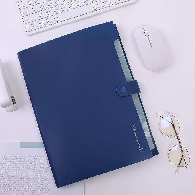 SKYDUE Expanding File Folder, Accordion File Organizer - Image 2