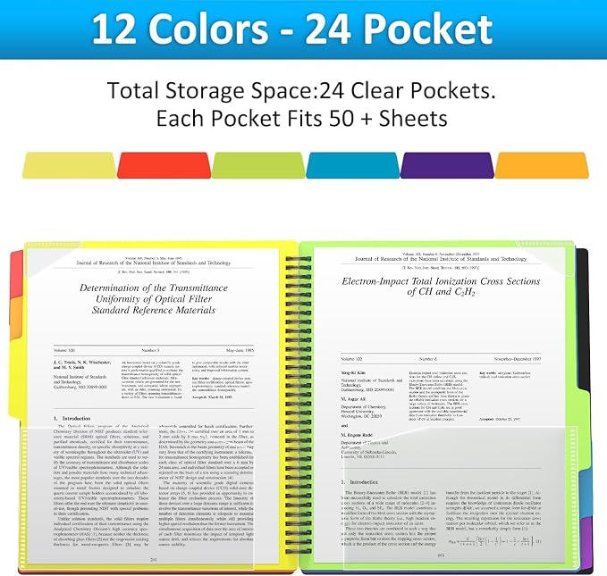 HABGP 12 Pocket Plastic folders - Image 6