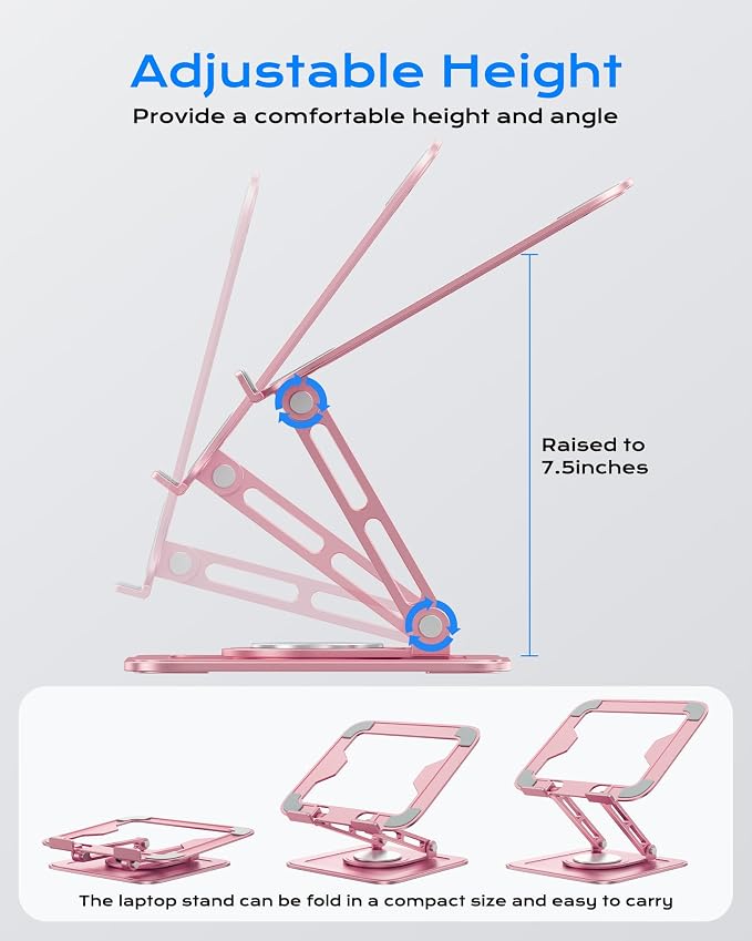LOXP Adjustable Laptop Stand, Computer Stand - Image 3