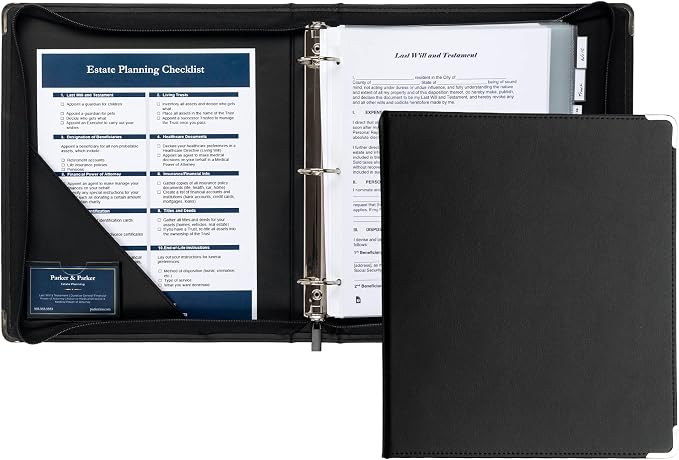 Samsill Classic Collection Leather Zipper Binder, Executive Presentation by Samsill