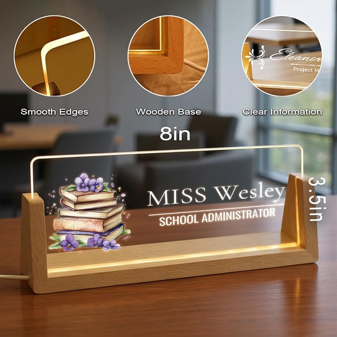 Custom Name Plate for Desk - Image 5