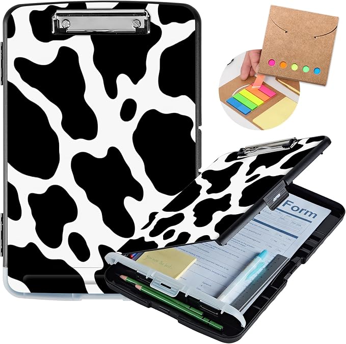 Clipboard with Storage, Storage Clipboard with Pen Holder, Heavy Duty Plastic by Unknown