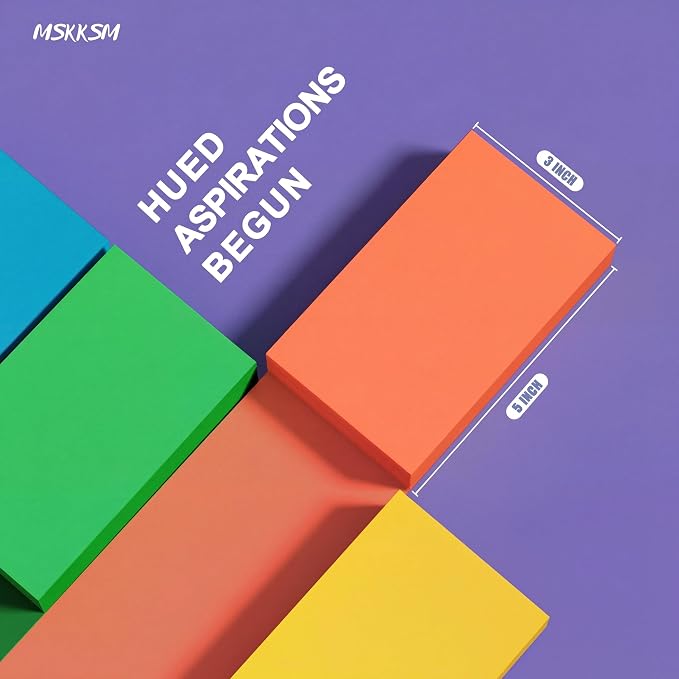 300 Count Colored Index Cards 3x5 Inch - Image 2