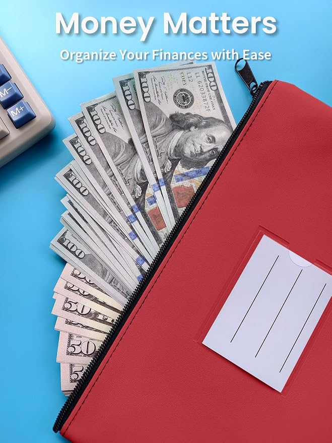 2-Pack Bank Deposit Money Bags - Image 8