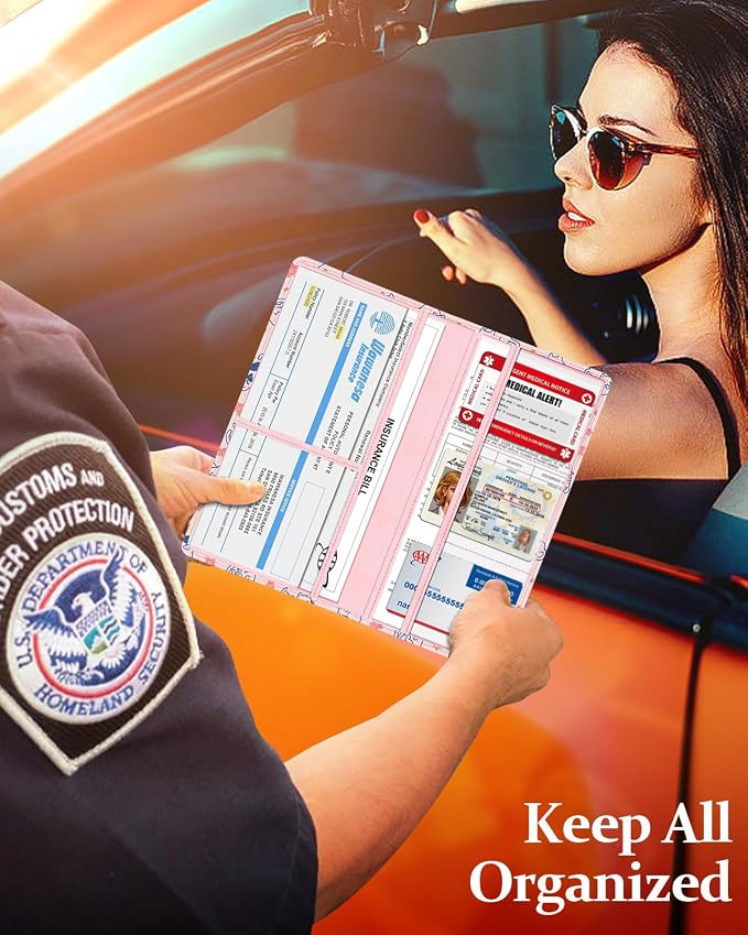 Slohif Car Registration and Insurance Holder - Image 5