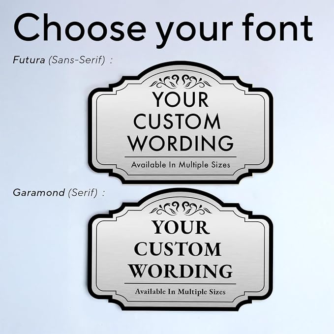 Custom Decorative Outdoor Metal Sign, Personalized Aluminum Driveway Sign - Image 9