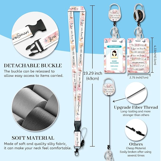 Hancynir Inspirational Quote Lanyards - Image 4