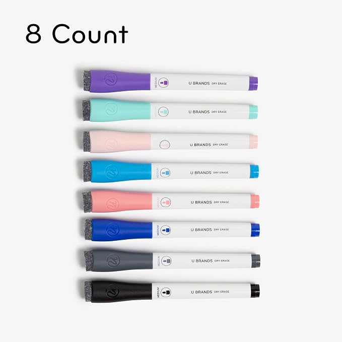 U Brands Fine Tip Dry Erase Markers - Image 2