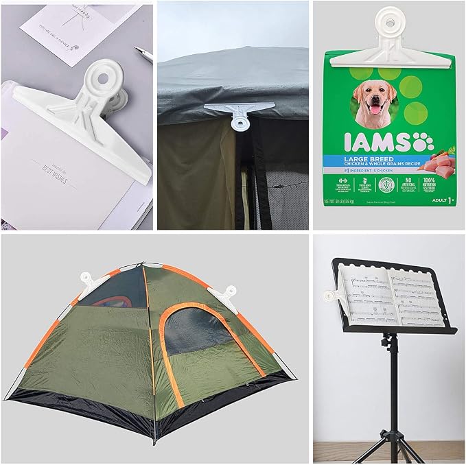 Extra Large Bulldog Clips White - Image 2