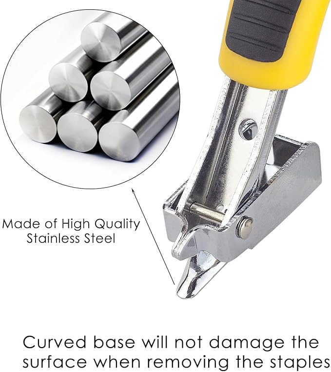 Upholstery Staple Remover, Construction Staple Remover Tool, Heavy Duty Tack - Image 7