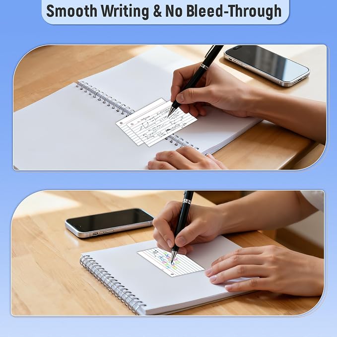200 Count 3 x 5 Inch White Index Cards - Image 4
