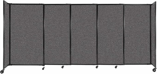 Versare Straightwall Sliding Portable Wall Partition | Freestanding Office by VERSARE