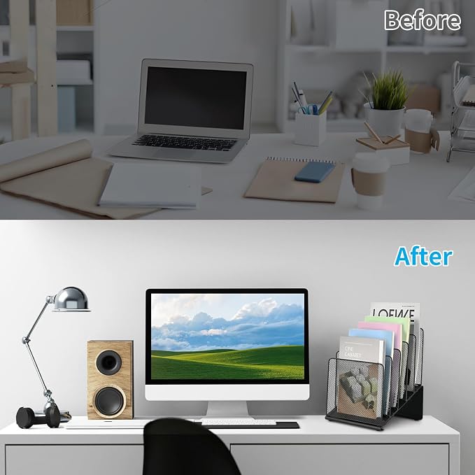 LEKETREE File Organizer for Desk, File Folder Organizer - Image 5