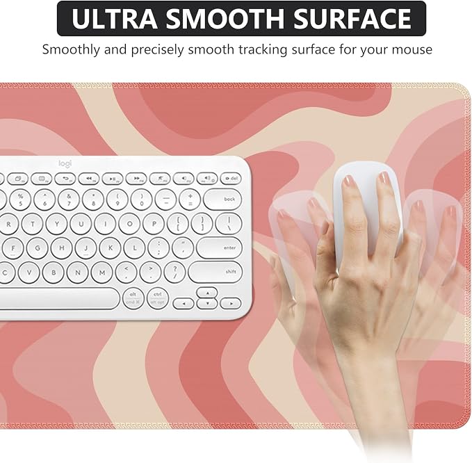 iCasso XXL Large Mouse Pad, Rubber Base Mousepad - Image 5