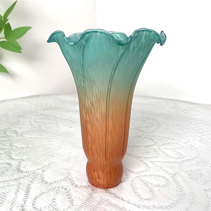 Bieye LS26 Lily Flower Blown Glass Lampshade - Image 5