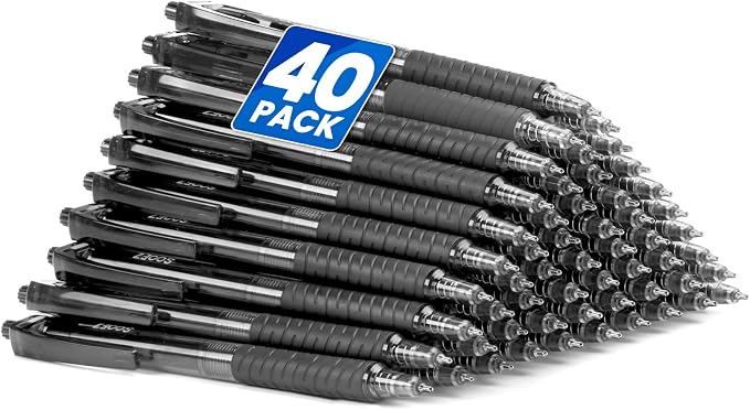 Sooez 40 Pack Bulk Pens Ballpoint, Smooth Writing Pens by Sooez