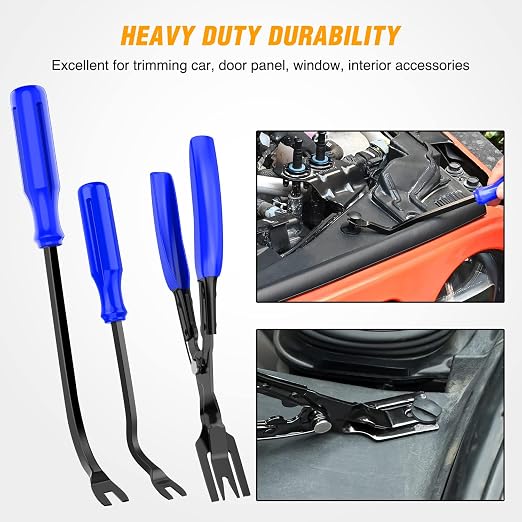 GOOACC 238Pcs Trim Removal Tool, Auto Push Pin Bumper Retainer Clip Set - Image 3